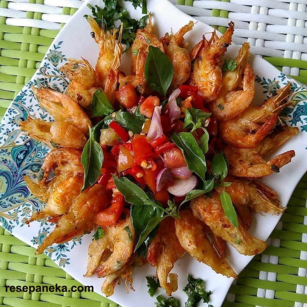 Udang Goreng Tepung Sambal Dabu Dabu Manado