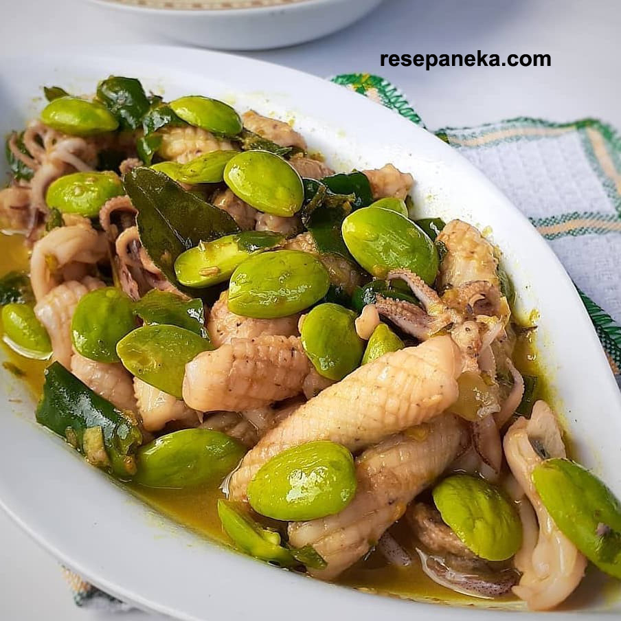 Cumi Petai Cabe Hijau