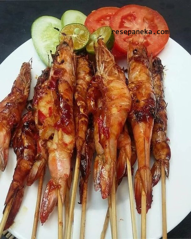 Udang Bakar Saos Asem
